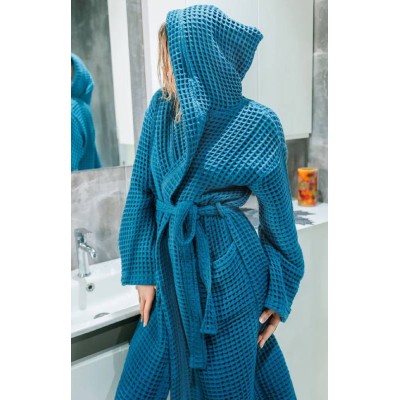 WAFFLE - Weave Cotton Bathrobe